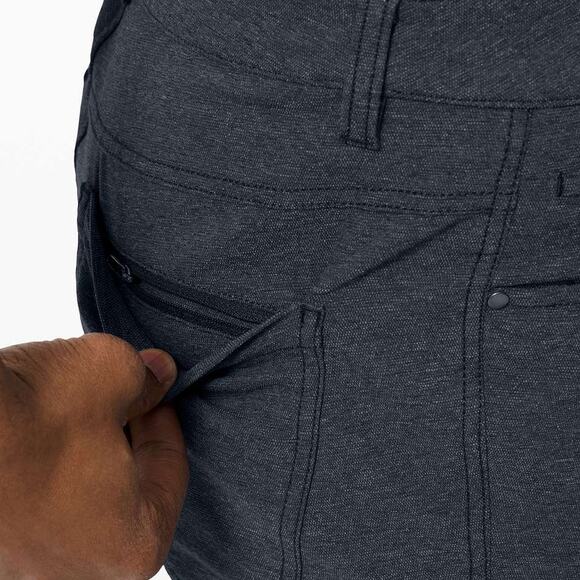 Lululemon ABC Pant Slim Tech Canvas Heathered Deep Navy Men's Size 28 x 29 EUC - Picture 5 of 10